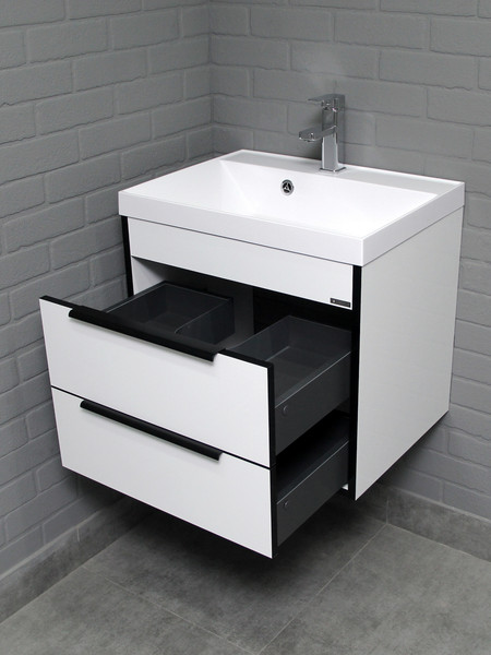 Изображение товара Тумба под умывальник Домино Unit 60 Forta B2 (белый)