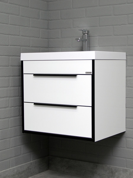 Изображение товара Тумба под умывальник Домино Unit 60 Forta B2 (белый)