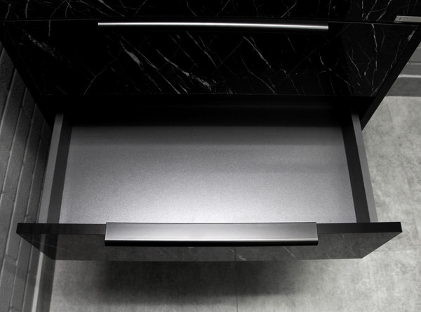 Изображение товара Тумба под умывальник Домино Unit 70 Forta B2 (черный)