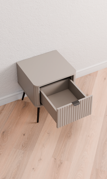 Изображение товара Прикроватная тумба Arvento Rondo 1S (персидский жемчуг/амарок)