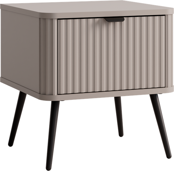 Изображение товара Прикроватная тумба Arvento Rondo 1S (персидский жемчуг/амарок)