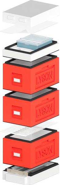 Изображение товара Улей Lyson Рут На 6 Рамок / WDD04RDW (красный/неокрашенный)