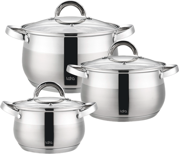 Изображение товара Набор кастрюль Lara Симфония / LR02-136