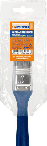 Изображение товара Кисть малярная 4Walls Master Флейцевая синтетическая щетина (25мм)