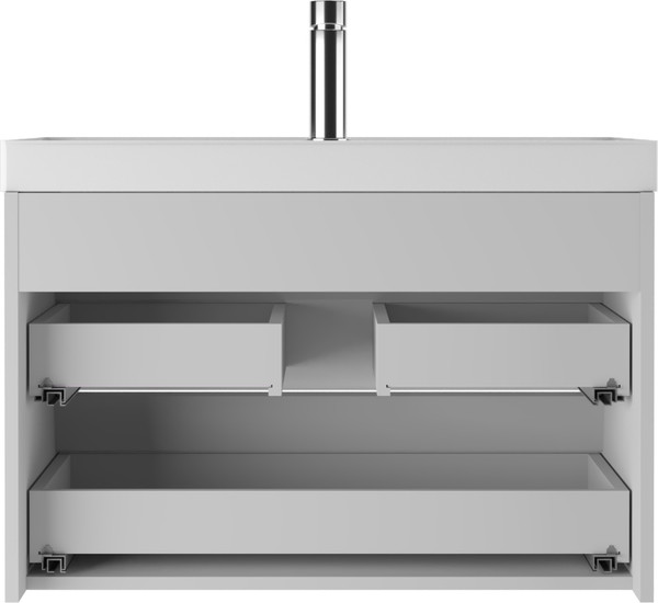 Изображение товара Тумба под умывальник Айсберг Unit 80 Бриз с двумя ящиками В2