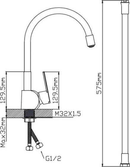 Изображение товара Смеситель Potato P58238-6