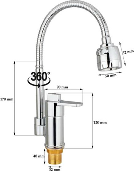Изображение товара Смеситель Potato P58383