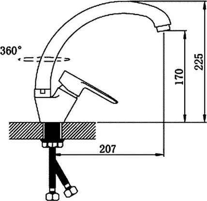 Изображение товара Смеситель Potato P59237-7