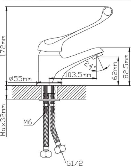 Изображение товара Смеситель Diadonna D10-163