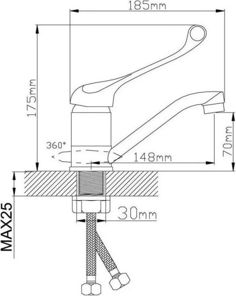 Изображение товара Смеситель Diadonna D48-163