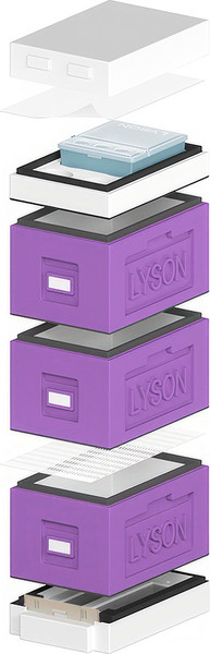 Изображение товара Улей Lyson Рут На 6 Рамок / WDD04PUW (фиолетовый/неокрашенный)