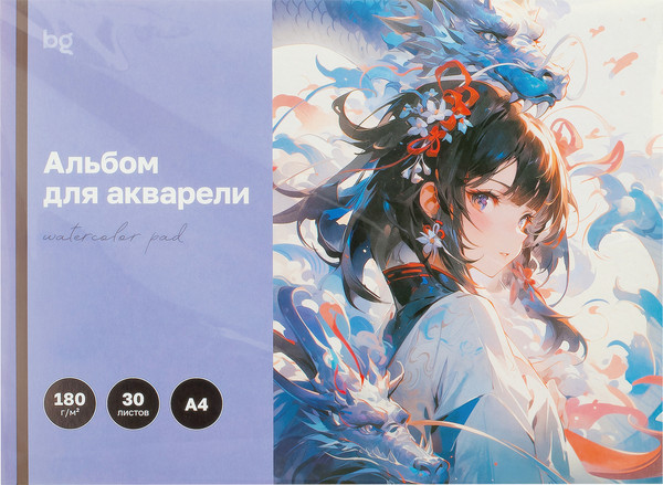 Изображение товара Альбом для рисования BG Аниме А4 / Аа30_61873 (30л)