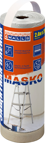 Изображение товара Пленка строительная 4Walls Masko ПНД 2.4x20м / SDC014T