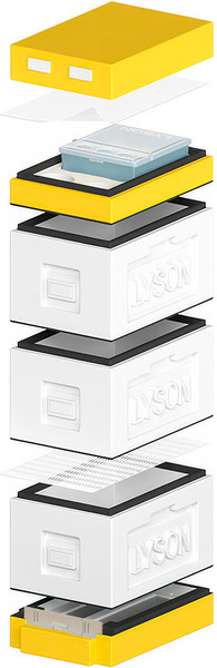 Изображение товара Улей Lyson Рут На 6 Рамок / WDD04WY (неокрашенный/желтый)