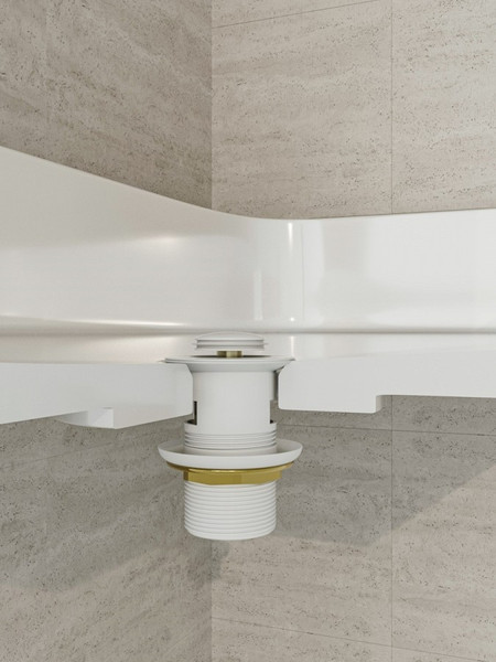 Изображение товара Донный клапан Teymi Ritta T140123 (белый матовый)