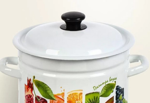 Изображение товара Кастрюля КМЗ Палитра вкуса / 41804-182/6-У4 (белый)