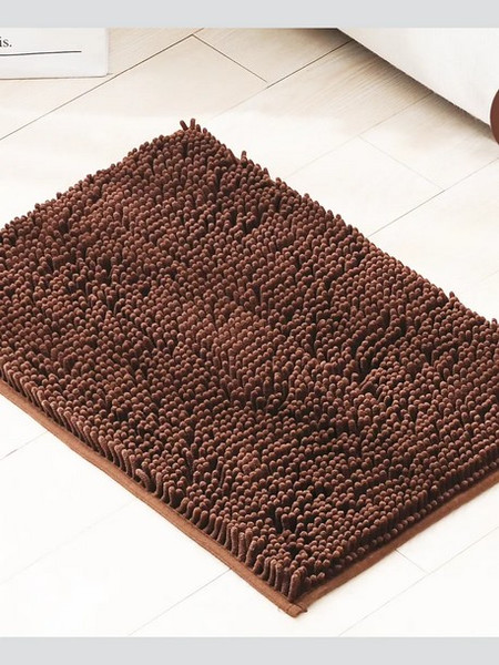 Изображение товара Коврик для ванной ILLU 40x60 / MULWJH-07057 (макароны/коричневый)