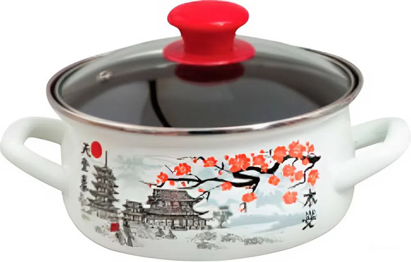 Изображение товара Кастрюля КМЗ Ветка сакуры-Экстра / 61904-082/4.02