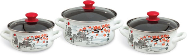 Изображение товара Кастрюля КМЗ Ветка сакуры-Экстра / 61904-082/4.02