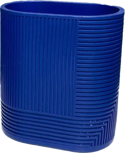 Изображение товара Стакан для зубной щетки и пасты ILLU YC411839 (синяя классика)