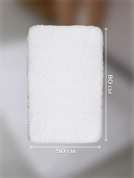 Изображение товара Коврик для ванной ILLU 50x80 / xb24102104 (белая дымка)