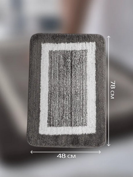 Изображение товара Коврик для ванной ILLU 48x78 / xb24102130-2 (бургунд)