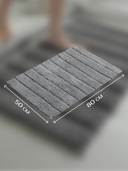 Изображение товара Коврик для ванной ILLU 50x80 / xb24123036-3 (серый)