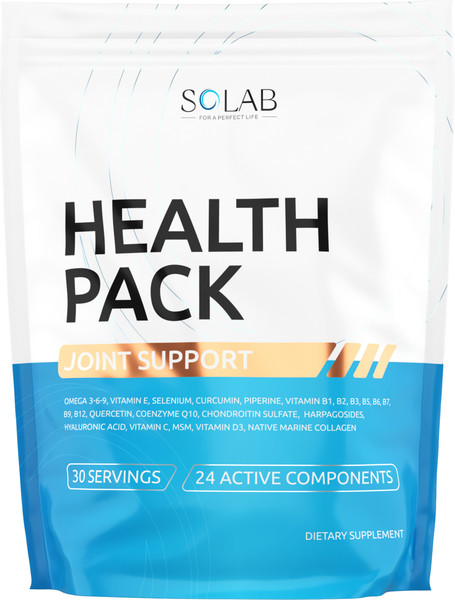 Изображение товара Комплексная пищевая добавка SOLAB Joint support Нealth pack (30 саше)
