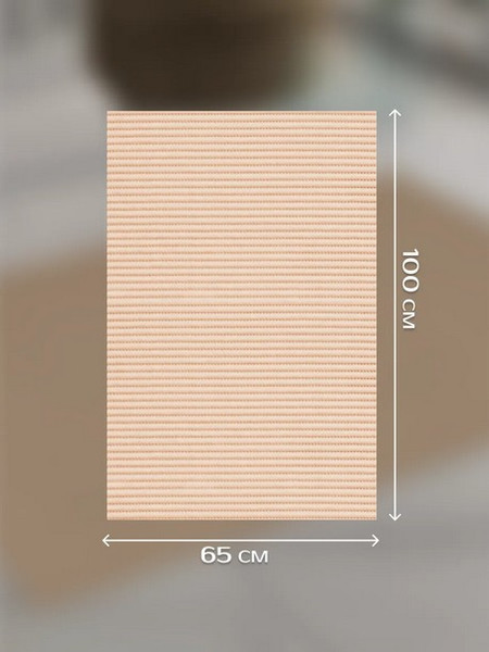 Изображение товара Коврик для ванной ILLU 65x100 / xb24102169 (бежевый)