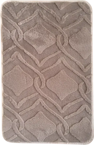 Изображение товара Коврик для ванной ILLU 50x80 / xb24123010 (бежевый ромб)