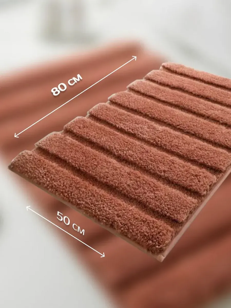 Изображение товара Коврик для ванной ILLU 50x80 / xb24123036-6 (карамель)