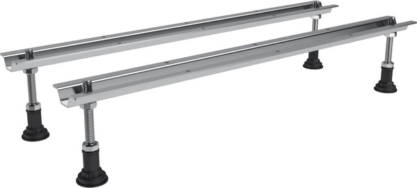 Изображение товара Ванна акриловая Lauter Geneva 170x105 / 2103170L (с ножками, лицевым экраном и сифоном 21Y11021 матовый черный)