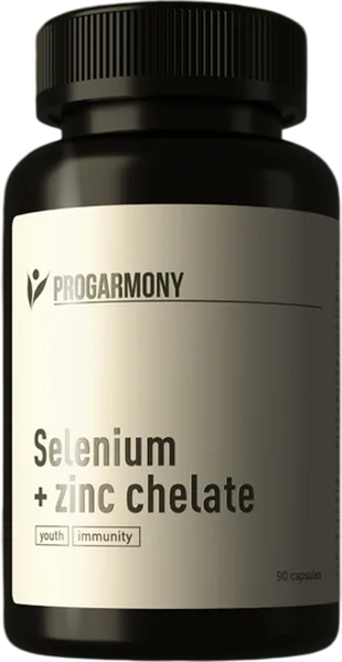 Изображение товара Мультиминеральный комплекс Progarmony Цинк + Селен (90 капсул)
