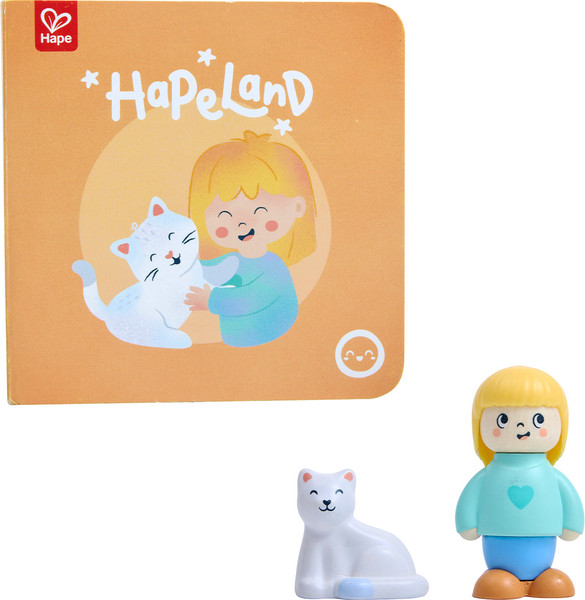 Изображение товара Развивающий игровой набор Hape Девочка и кошка / E3430_HP