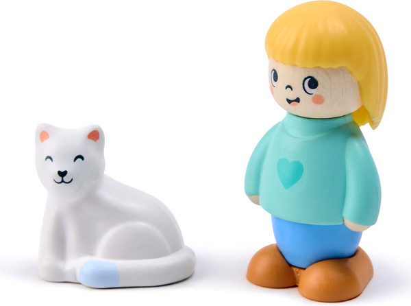 Изображение товара Развивающий игровой набор Hape Девочка и кошка / E3430_HP