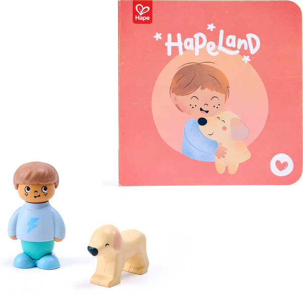 Изображение товара Развивающий игровой набор Hape Мальчик и собака / E3431_HP