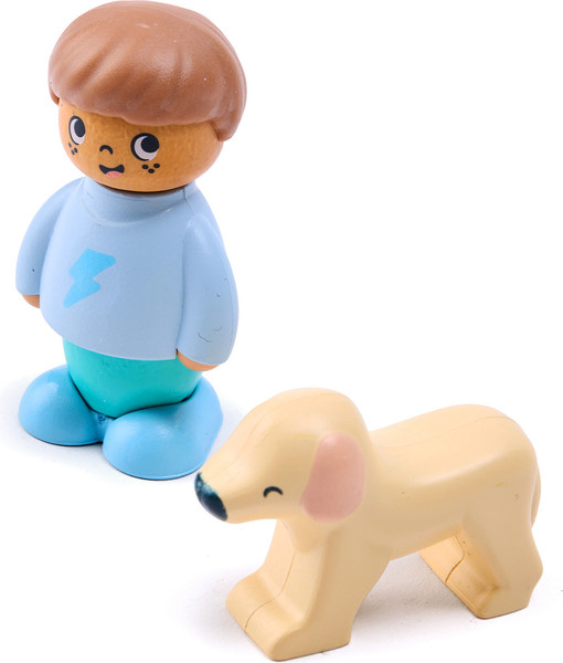 Изображение товара Развивающий игровой набор Hape Мальчик и собака / E3431_HP