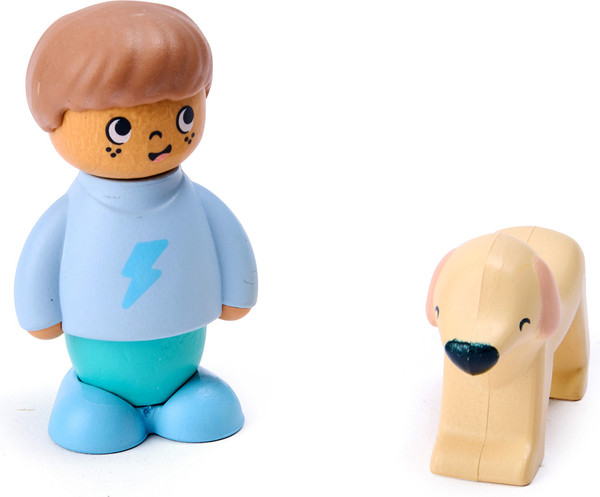 Изображение товара Развивающий игровой набор Hape Мальчик и собака / E3431_HP