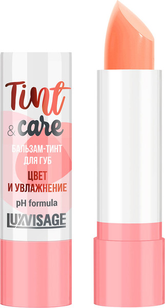 Изображение товара Бальзам для губ LUXVISAGE Tint & Care pH Formula Цвет и увлажнение тон 02 (3.9г)