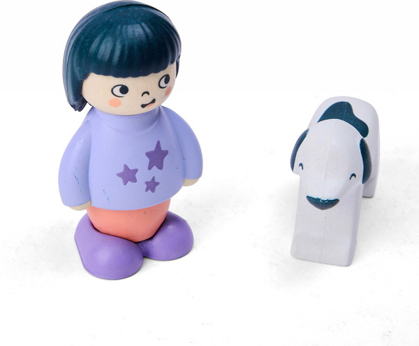 Изображение товара Развивающий игровой набор Hape Девочка и собака / E3433_HP