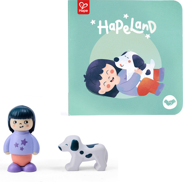 Изображение товара Развивающий игровой набор Hape Девочка и собака / E3433_HP