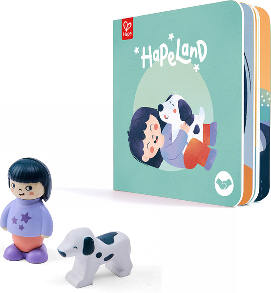 Изображение товара Развивающий игровой набор Hape Девочка и собака / E3433_HP