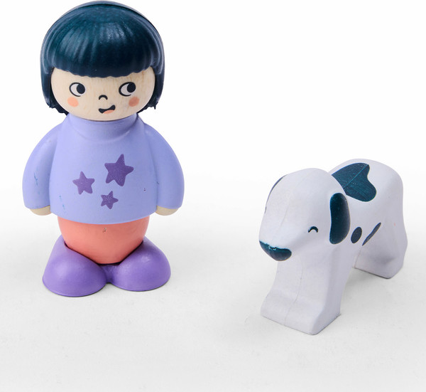 Изображение товара Развивающий игровой набор Hape Девочка и собака / E3433_HP