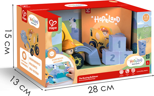 Изображение товара Развивающий игровой набор Hape Бульдозер / E3439_HP