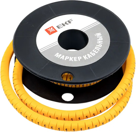 Изображение товара Маркер кабельный EKF PROxima plc-KM-2.5-1 (1000шт)