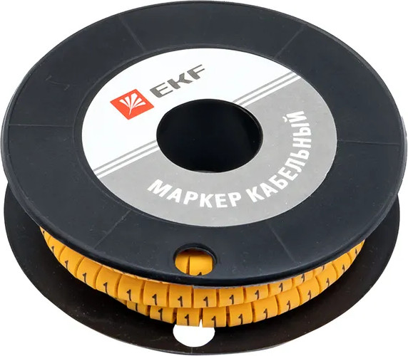 Изображение товара Маркер кабельный EKF PROxima plc-KM-2.5-1 (1000шт)