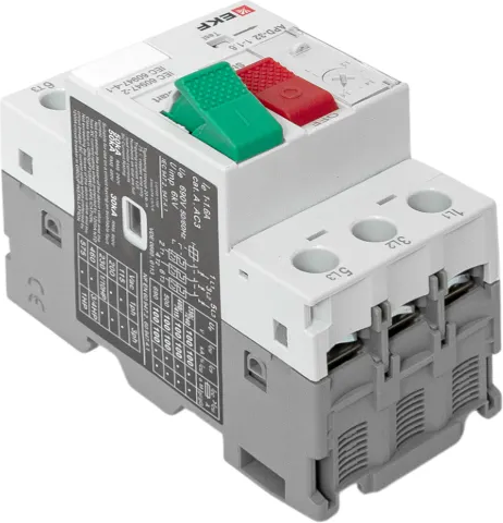 Изображение товара Автоматический выключатель пуска двигателя EKF АПД-32 1.0-1.6А / apd-me-1.6