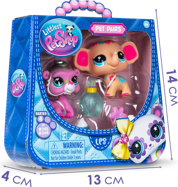 Изображение товара Игровой набор Hasbro Littlest Pet Shop Пара друзей Спа у Слона / 00706_LPS