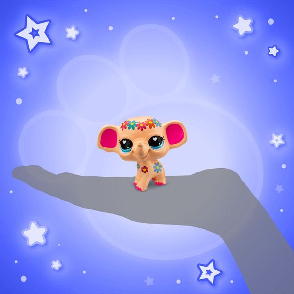 Изображение товара Игровой набор Hasbro Littlest Pet Shop Пара друзей Спа у Слона / 00706_LPS