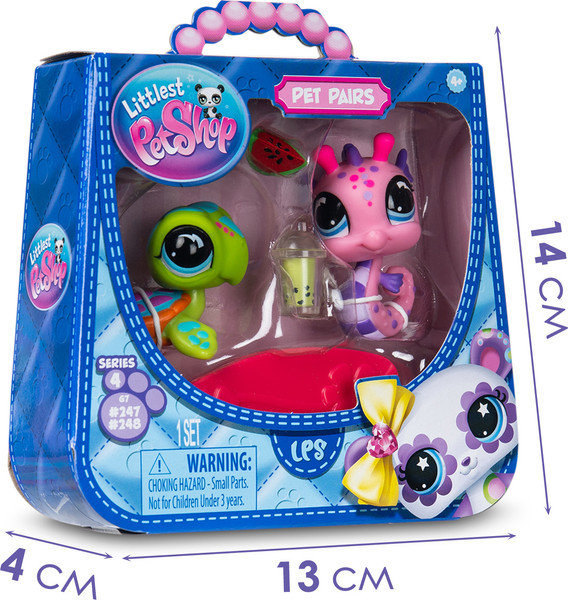 Изображение товара Игровой набор Hasbro Littlest Pet Shop Пара друзей Пляжные приключения / 00707_LPS